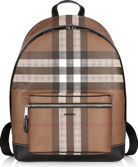 Shop Burberry Jett Checkered Backpack 